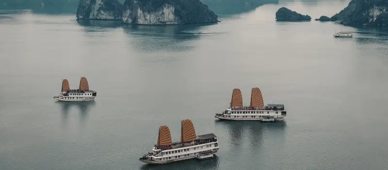 Croisière haut de gamme en baie Halong Croisière haut de gamme en baie Halong