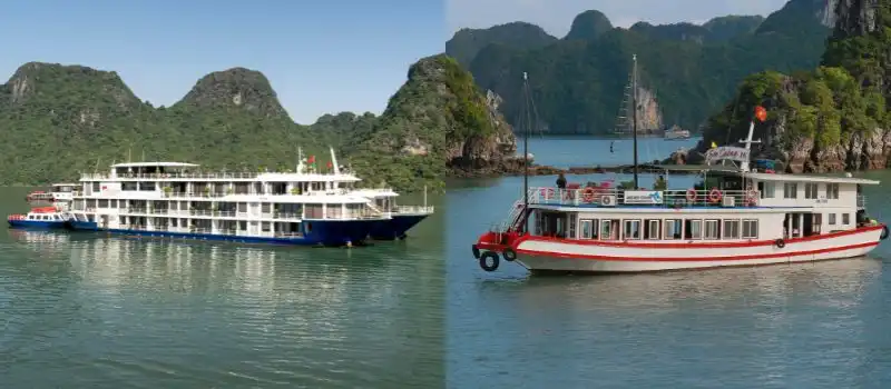 Croisières dans la baie Halong Luxe ou Économie Croisières dans la baie Halong Luxe ou Économie