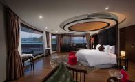 Croisière en baie de Lan Ha sur jonque de luxe Scarlet Pearl cruise 2 jours 1 nuit